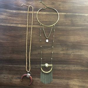 Two beautiful accent necklaces.  Selling as a pair only